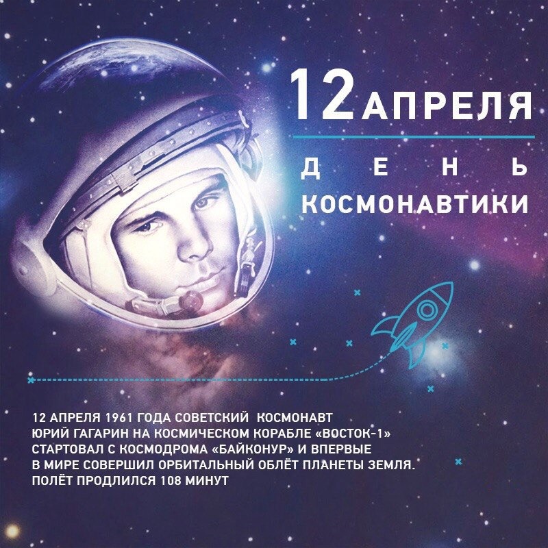 С Днем космонавтики!
